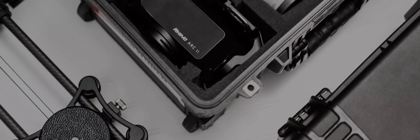 Motorized Camera Slider in case